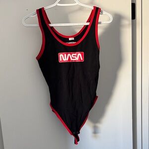 Chemistry Black Tank with Red Trim